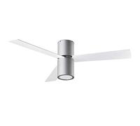 FORLIGHT Formentera Ventiladro de techo con luz E27 3 Velocidades programable Gris