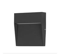 FORLIGHT Incassi A Parete Ip65 Nod Square Led 2.6W 3000K Nero 128Lm