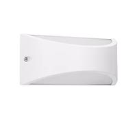FORLIGHT Kapa - Aplique de pared LED Up Down Blanco IP54 8.7W 4000K Blanco 444lm