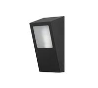 FORLIGHT Lampada Da Parete Ip44 Nika E27 15W Nero 123Lm