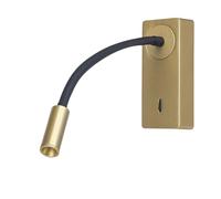 FORLIGHT Mine Luz de lectura en color oro con luz blanco cálido 3000K