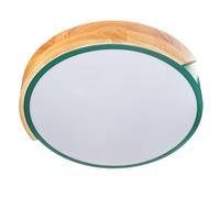 FORLIGHT Plafón Pinta LED 15.2W Blanco Neutro 4000K On-Off Verde, Opal Iluminación LED Compacta y Eficiente