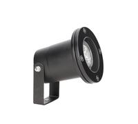 FORLIGHT Post - Foco Exterior 1 Luz Negro IP65