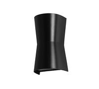 FORLIGHT Prisma - Aplique de Pared Exterior 2xGU10 Luz Bidireccional Arriba y Abajo para Jardín y Terraza IP65 de Color Negro