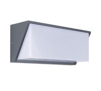 FORLIGHT Quanta aplique exterior negro rectangular para bombilla E27