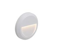 FORLIGHT Siram Aplique Exterior LED Blanco cálido en Color Blanco