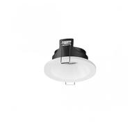 Forlight ter - downlight empotrable de techo de 90mm de diámetro para bombilla gu10 en color blanco y negro
