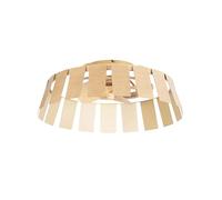 FORLIGHT - Ventilador de techo Flip con luz LED Efecto Madera TW 2700-6000K IP44 28W