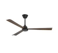 FORLIGHT - Ventilador Shadow Ø1320mm Acero, Plástico Marrón, Opal