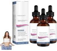 Form Flex Slim Drops, Gotas de metabolismo natural para hombres y mujeres, Gotas de aumento del metabolismo y quemaduras, Gota Glp-1, 30 ml (3)