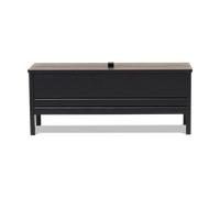 Form & Refine Banco con almacenamiento A Line 111 cm Black