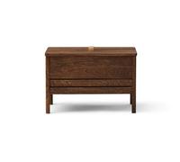 Form & Refine Banco con almacenamiento A Line 68 cm Roble ahumado