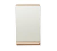 Form & Refine Espejo de pared Rim 40x68 cm Roble blanco