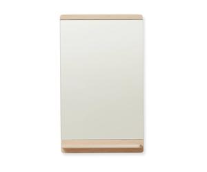 Form & Refine Espejo de pared Rim 40x68 cm Roble blanco