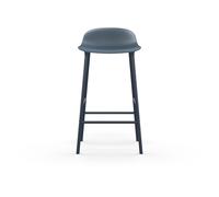 Form Taburete de Bar Al. 65 cm Azul/ Acero