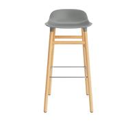 Form Taburete de Bar Al. 75 cm Gris/ Roble