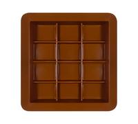 Forma de barra de chocolate: forma de silicona gruesa portátil para barras de chocolate, forma de fusión de cera profunda | Gran forma de chocolate ligero para juntas de energía, producción