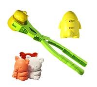 Forma de bola de nieve para bolas de nieve perfectas | Divertido portátil de invierno divertido juego al aire libre | Juguetes de nieve para niños con formador de bolas, patio trasero jardín niños