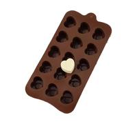 Forma de chocolate de silicona, silicona de chocolate, forma de chocolate en forma de corazón sin batir tu deseo con esta forma de silicio de chocolate. Se compone de un material