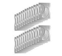 Forma de colgajo para los ojos segura y duradera, bricolaje bajo carpetas formas reutilizables, persianas de ojos, hogar, pliegues, transparentes, 12 piezas/24 opcionales. Fabricante válvula de