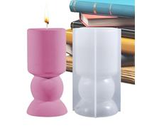 Forma de columna romana, Columna romana Molde de silicona,3d Molde de pilares griegos antiguos - geométrica que hace suministros, molde epoxi de fundición de resina para pieza central de mesa