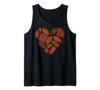 Forma De Corazón Chocolate Semillas De Cacao Camiseta sin Mangas