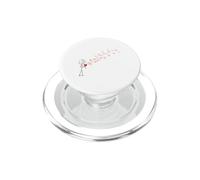Forma de corazón Dando Compartir el Amor PopSockets PopGrip para MagSafe