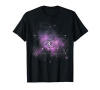 Forma de estrella mágica Galaxy con ojo que todo lo ve en estilo boho Camiseta