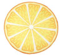 Forma de fruta redonda al aire de verano de la playa de la playa de la playa de yoga alfombra alfombra decoración de la pared de la pared naranja 58.3in gran tamaño 2 personas (Naranja)