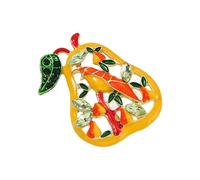 Forma de fruta única Bisutería con cierre de seguridad Pin de aleación perfecto para fiestas y péndulo Broche recubierto fácil de usar, talla única, como se describe