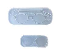 Forma de gafas de silicona de grado alimenticio con elegantes diseños para desmoldar fácilmente en el molde de joyería y fabricación de joyas