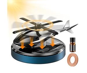 Forma De Helicóptero Formador De Aire Del Coche Solar - Helicóptero Car Perfume De Coche | Difusor De Aromaterapia Rotativo Automático, Ornamento De Perfume Ecológico Para El Coche, SUV