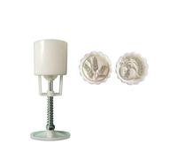 Forma de hornear para animales estereoscópicos gemelos y diseños de orejas de arroz, plan de prensa fácil, forma creativa de pastel lunar con divertida figura de animal