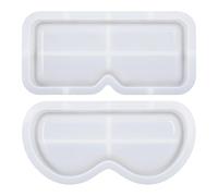 Forma De La Tableta De Silicona: Moldes De Vertidos Para Estantes De Gafas De Resina Epoxi | Forma De Placa Creativa, Oficina De Formas De Resina De Silicona De Bricolaje Y En Casa, Bandejas Decorativ