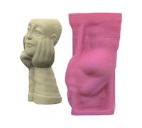 Forma de maceta suculenta forma flexible jarrón formas retrato forma de botón de flor adecuado para hacer botón de flores