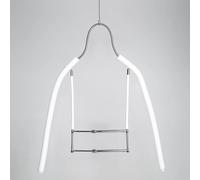 Forma de maniquí ajustable con colgador invisible, estante de metal para fotografía de ropa, medio colgador de pared para chaquetas y abrigos