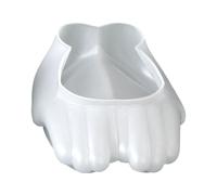 Forma de mano | Portavelas de cuenco en forma de palma, herramienta de mano antiadherente para manualidades, fiestas, clases de arte, bodas sólidas