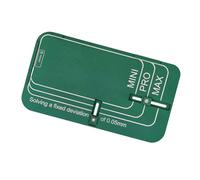 Forma de marco no desmontable para las series telefónicas 12 a 17, que garantiza una alineación precisa del vidrio de cubierta, dispositivos de laminación universales