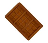 Forma de silicona para barras de chocolate: forma de barra de chocolate resistente, forma de fusión de cera resistente | Extra grueso, gran forma para chocolate , barra de energía, producti