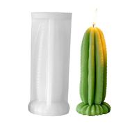 Forma de vela de cactus - Linda forma realista 3D reutilizable, novedosa forma de jabón, moldes de arcilla para hacer chocolate | Para adultos, amantes, familia, amigos, mujeres, hombres, proyectos de