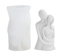 Forma de vela de sarga 3D, forma de silicona, cuerpo de velas, abrazo, forma de velas, hecho a mano, fabricación de velas de silicona, para adornos artesanales, velas perfumadas, jabón hecho a mano