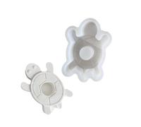 Forma de vela de silicona fácil de usar para crear candelabros de tortugas realistas adecuados para diferentes materiales