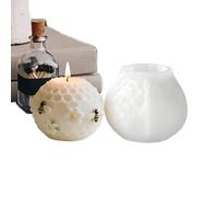 Forma de vela de silicona | realista y flexible fácil extracción - de vela colmena forma de pilar | para principiantes, profesionales, niños, hogar, escuela, estudio, reunión