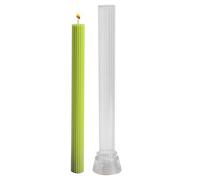 Forma de vela en forma de cono - Moldes de fundición de encaje largo, para hacer velas, aromaterapia, decoración del hogar, juego de moldes para velas, forma de cono, molde de cera