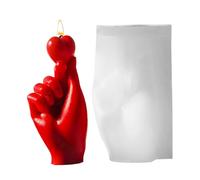 Forma de vela en forma de corazón 3D | Moldes de resina 3D con forma de corazón no elegante y linda forma de San Valentín para jabón epoxi