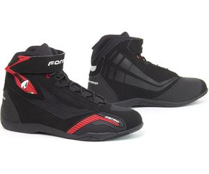 Forma Genesis Dry Zapatos de moto, negro-rojo, tamaño 42 para Hombres