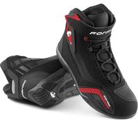Forma Genesis Dry Zapatos de moto, negro-rojo, tamaño 42 para Hombres