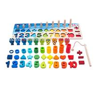 Forma Número Juguete Educativo Puzzle Procesos de Aprendizaje con Reconocimiento de Color Ayuda Educativa Tangram para Niños Preescolar Favor