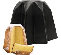 Forma Pandoro Antiadherente 800Gr Aluminio Negro 22×15