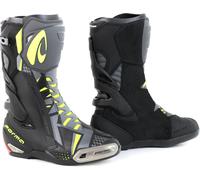 Forma Phantom Botas de moto, negro/gris/amarillo, Talla 47
